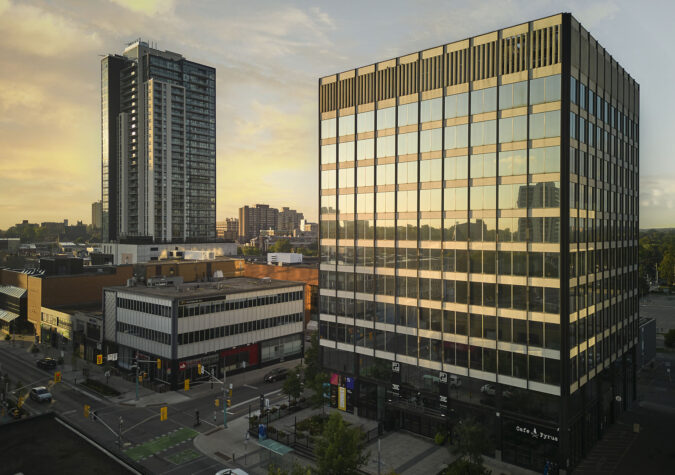 aerial view of 305 king west